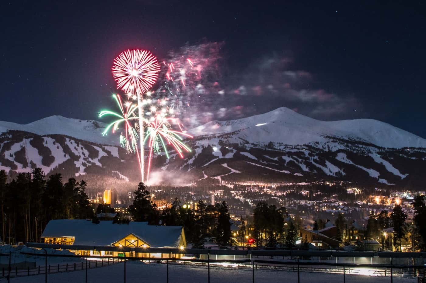 New Years Eve in Breckenridge, Colorado Peak 1 Express